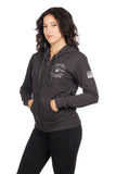 CHARCOAL HEATHER HOOD