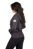 CHARCOAL HEATHER HOOD